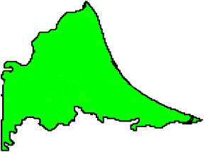 Mapa del municipio de Ramón Villeda Morales, Gracias a Dios